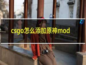 csgo怎么添加原神mod