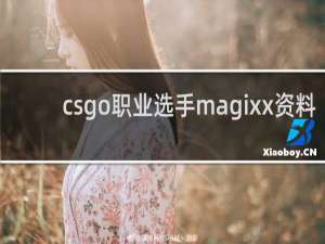 csgo职业选手magixx资料_绿龙战队马西西magixx介绍_鲸吼百科