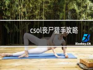 csol丧尸猎手攻略