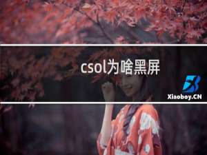 csol为啥黑屏