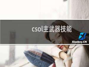 csol主武器技能