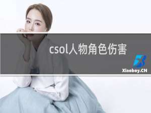 csol人物角色伤害