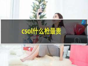 csol什么枪最贵