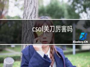 csol关刀厉害吗
