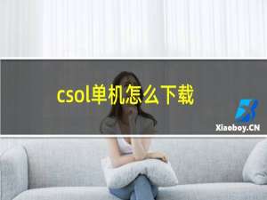 csol单机怎么下载