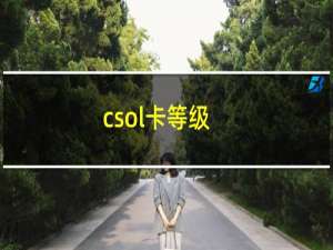 csol卡等级