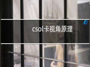 csol卡视角原理