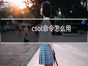 csol命令怎么用