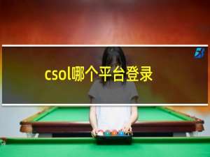 csol哪个平台登录