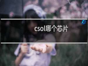 csol哪个芯片