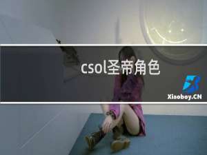 csol圣帝角色