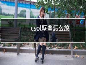 csol壁垒怎么放