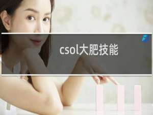 csol大肥技能