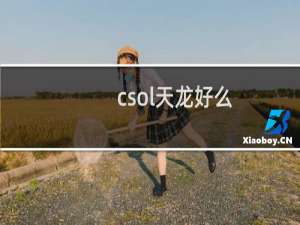 csol天龙好么