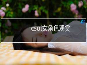 csol女角色观赏