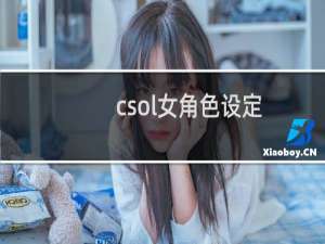 csol女角色设定
