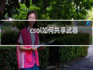 csol如何共享武器