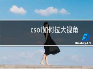 csol如何拉大视角