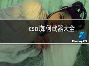 csol如何武器大全