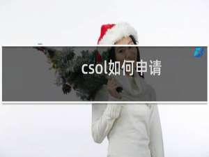 csol如何申请
