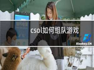 csol如何组队游戏