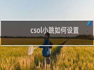 csol小跳如何设置