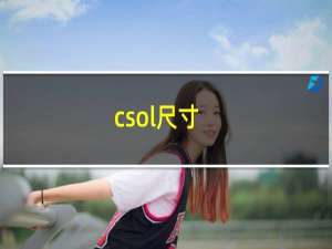 csol尺寸