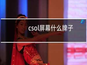 csol屏幕什么牌子