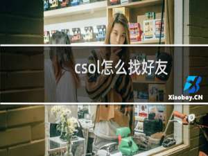 csol怎么找好友