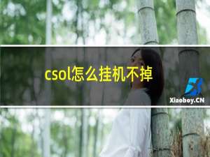 csol怎么挂机不掉