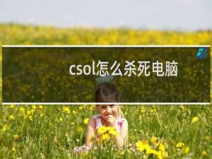 csol怎么杀死电脑