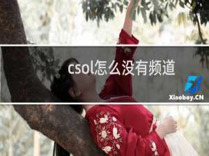 csol怎么没有频道