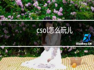 csol怎么玩儿