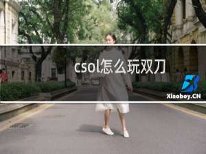 csol怎么玩双刀