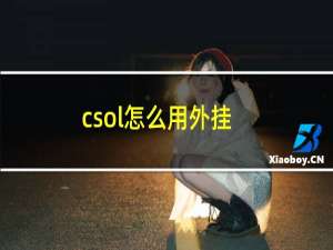 csol怎么用外挂