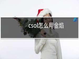 csol怎么用金焰