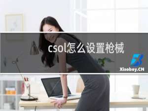csol怎么设置枪械