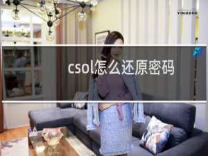 csol怎么还原密码