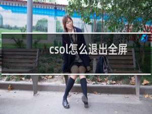 csol怎么退出全屏