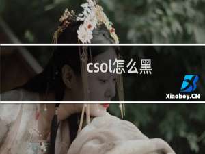 csol怎么黑