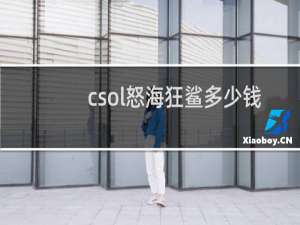 csol怒海狂鲨多少钱