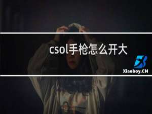 csol手枪怎么开大