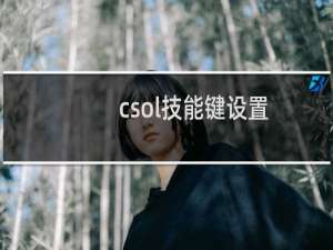 csol技能键设置