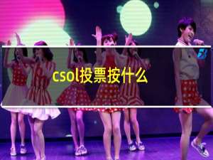 csol投票按什么