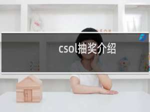 csol抽奖介绍