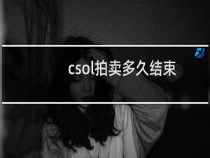 csol拍卖多久结束