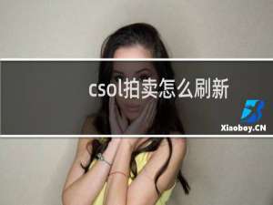 csol拍卖怎么刷新