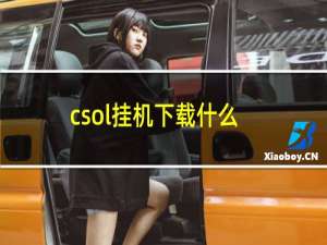 csol挂机下载什么