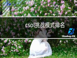 csol挑战模式排名