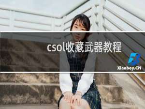 csol收藏武器教程